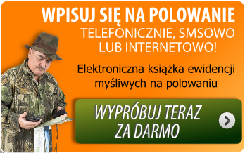 elektroniczna ewidencja mysliwych na polowaniu